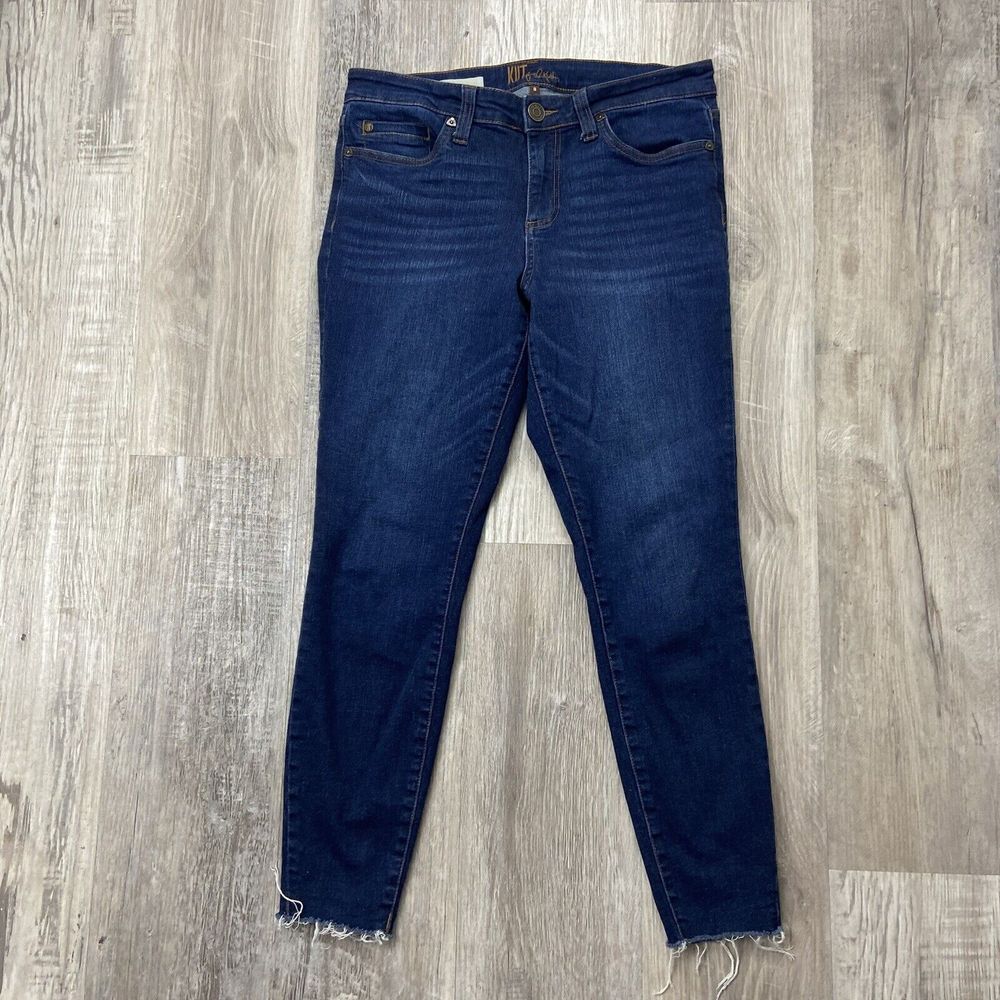 KUT From The Kloth Jeans 8 Womens (Fits 31x27) Denim Carlo‎ Ankle Skinny Cut Off